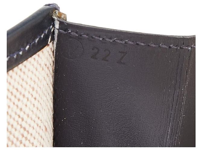 Borsa clutch JigePM in pelle box di Hermès Blu - vista 10