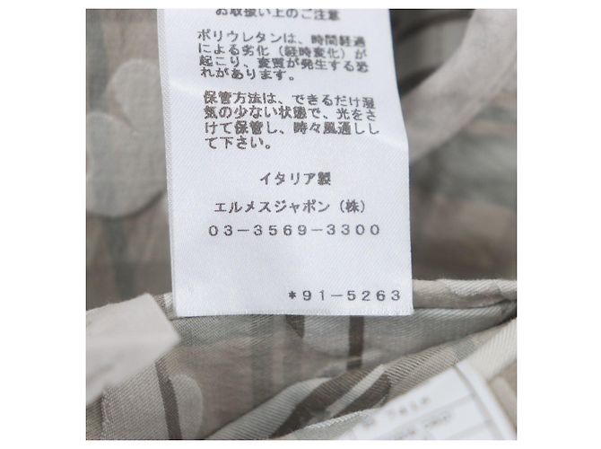 Giacca in cotone Hermès Beige - vista 10