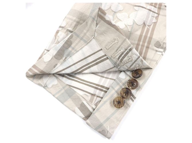 Giacca in cotone Hermès Beige - vista 6