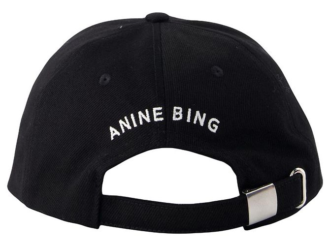 Cappellino da baseball Jeremy - ANINE BING - Cotone - Nero - vista 2