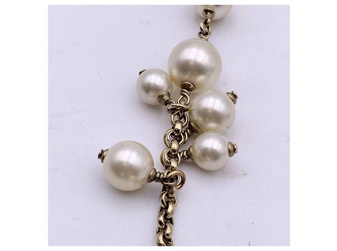 Timeless Collana in metallo Chanel CC D'oro Metallico - vista 5