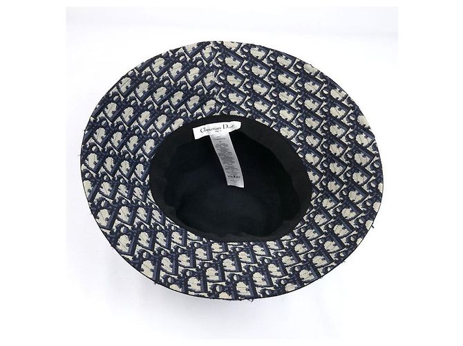 Christian Dior Dior Oblique Bucket Hat Blau - Ansicht 3