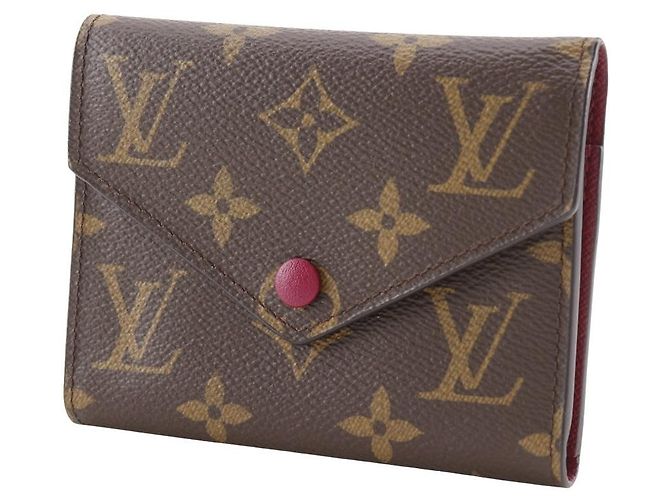Portafoglio Trifold Monogram Victorine Louis Vuitton Marrone - vista 2