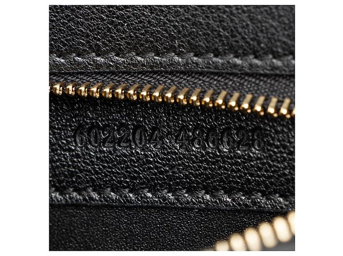 Borsa Piccola Horsebit 1955 in Pelle e Shearling Gucci Nero - vista 6
