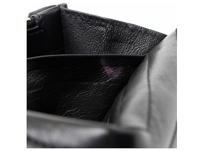 Saint Laurent Matelassé Lammleder Monogramm Sulpice Kettenbörse Schwarz - Ansicht 10