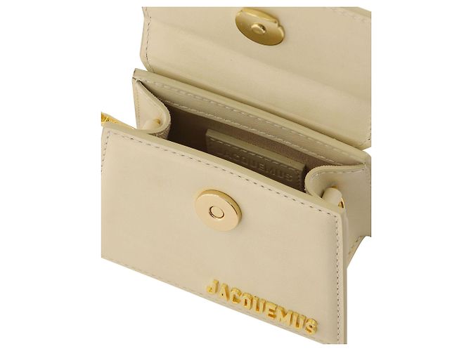 Jacquemus Borsa Le Chiquito in pelle beige Marrone - vista 3