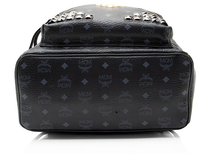 MCM Visetos Studded Stark Medium Rucksack Schwarz - Ansicht 4