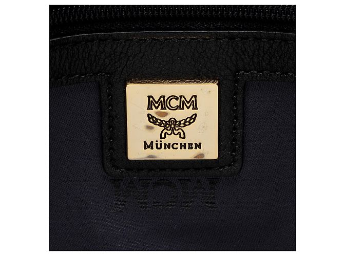 MCM Visetos Studded Stark Medium Rucksack Schwarz - Ansicht 7