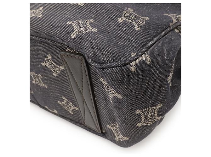Céline Borsa a mano Boogie in pelle e denim Celine Nero - vista 3