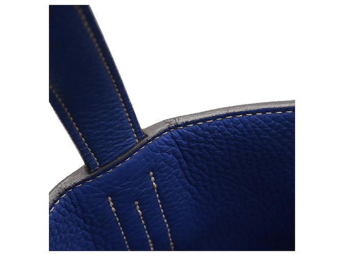 Bolso tote reversible Double Sens 36 de Hermès Azul - vista 6