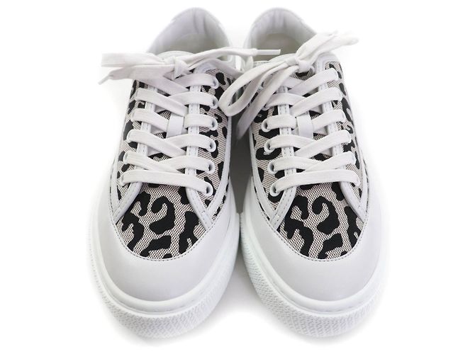 Sneakers Amplime Toile H di Hermès Bianco - vista 4