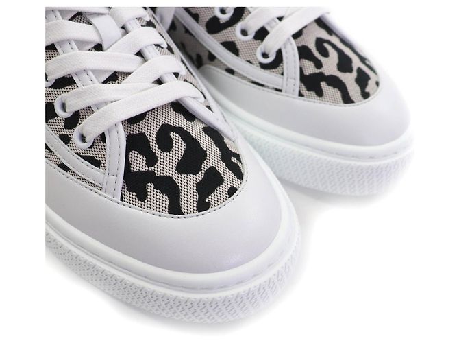 Sneakers Amplime Toile H di Hermès Bianco - vista 8