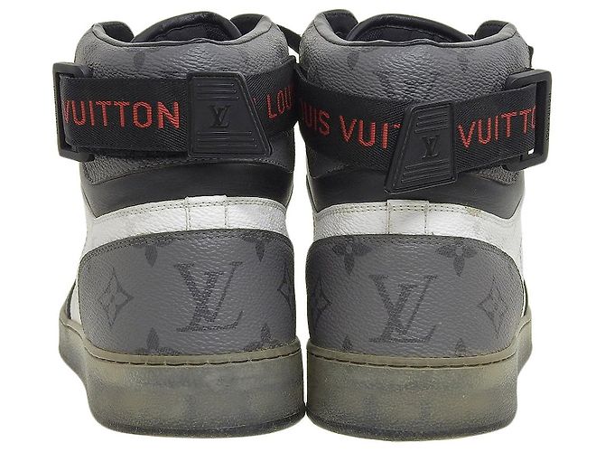 Sneakers alte Monogram Rivoli di Louis Vuitton Marrone Nero Bianco - vista 4