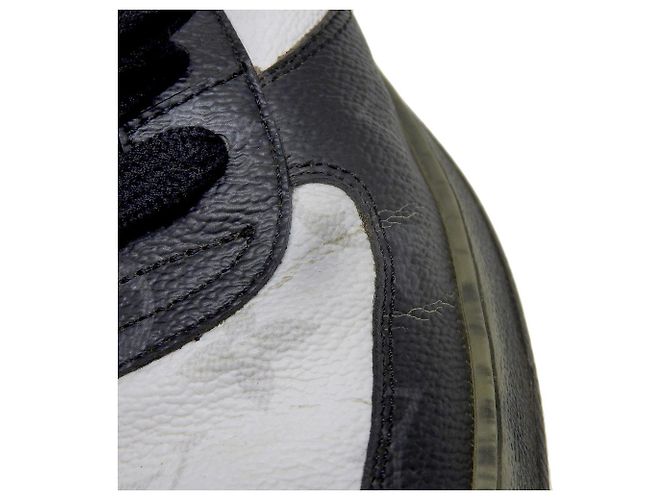 Sneakers alte Monogram Rivoli di Louis Vuitton Marrone Nero Bianco - vista 5