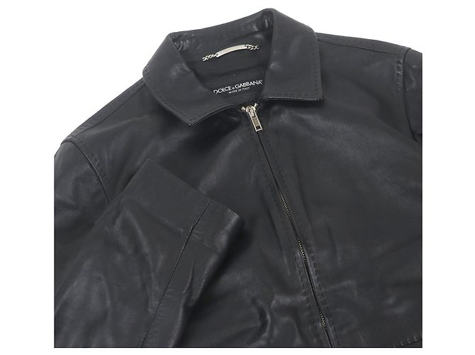 Dolce & Gabbana Chaqueta de cuero de cordero Dolce&Gabbana Negro - vista 2