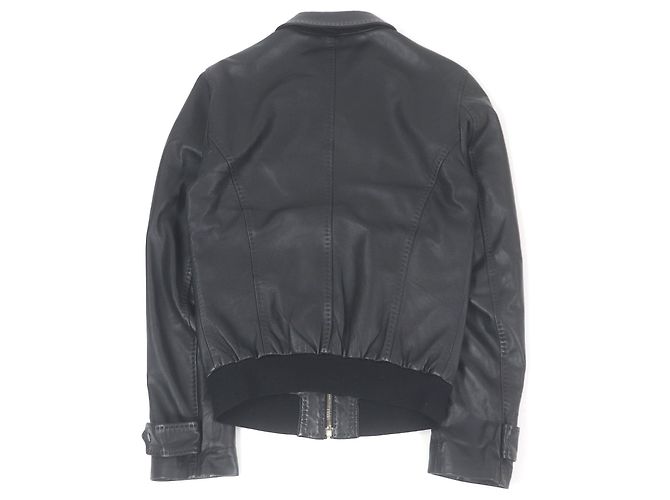 Dolce & Gabbana Chaqueta de cuero de cordero Dolce&Gabbana Negro - vista 4