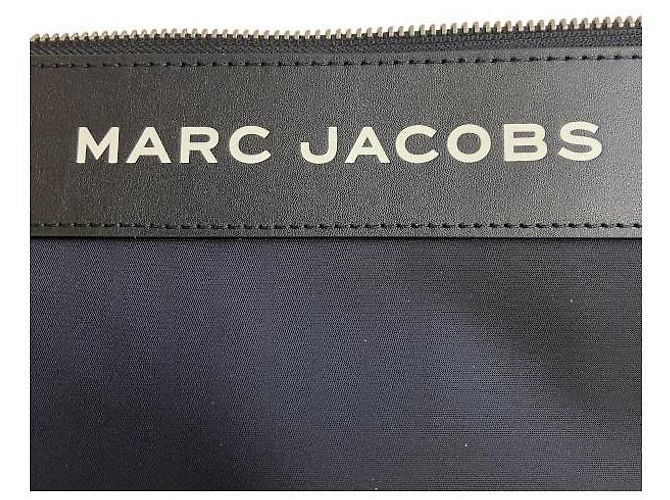 Marc Jacobs Nylon Leather Clutch Bag - view 4