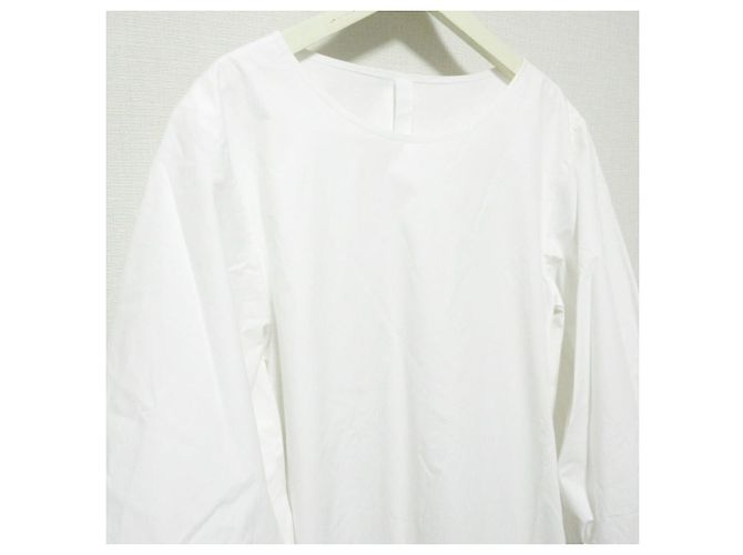 Autre Marque Merlette Langes Ausgestelltes Kleid Weiß - Ansicht 4