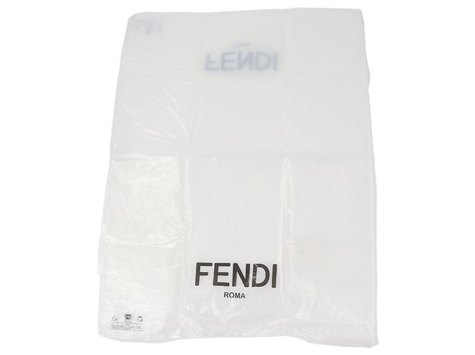 Abrigo Trench de Algodón Fendi FF0741 Beige - vista 16