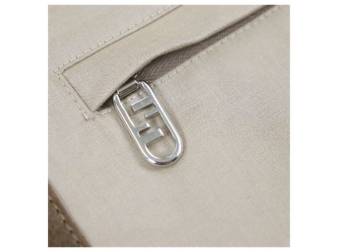 Abrigo Trench de Algodón Fendi FF0741 Beige - vista 7