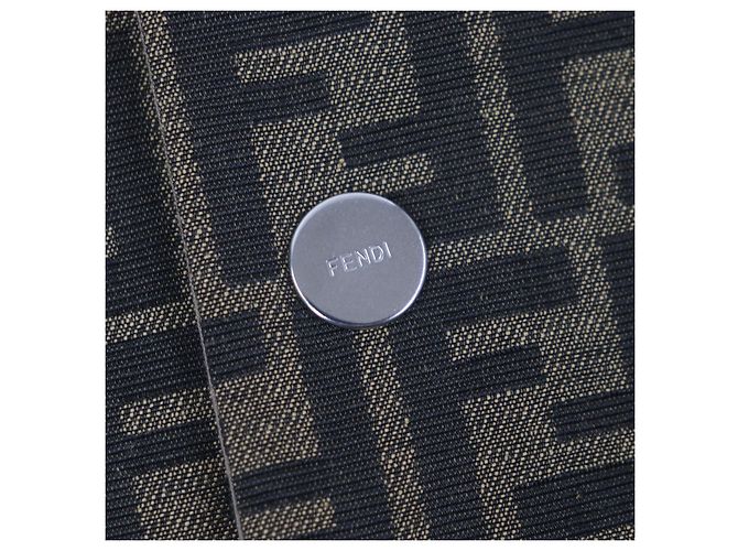 Abrigo Trench de Algodón Fendi FF0741 Beige - vista 9