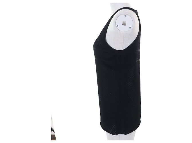 Mesh-Top mit Rücklogo Christian Dior Schwarz - Ansicht 2