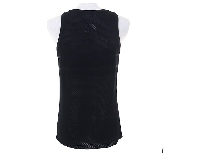Mesh-Top mit Rücklogo Christian Dior Schwarz - Ansicht 3