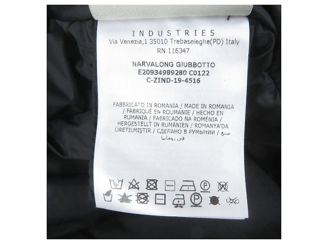 Abrigo 2 en 1 Moncler Genius 2 1952 Valextra de plumas Negro - vista 11