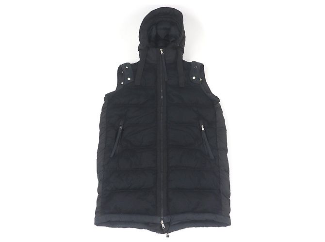 Abrigo 2 en 1 Moncler Genius 2 1952 Valextra de plumas Negro - vista 2