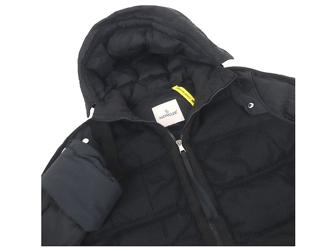 Abrigo 2 en 1 Moncler Genius 2 1952 Valextra de plumas Negro - vista 3