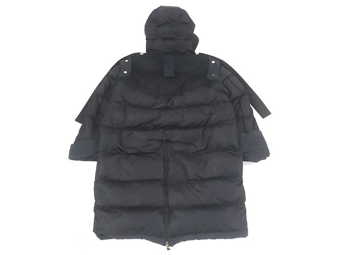 Abrigo 2 en 1 Moncler Genius 2 1952 Valextra de plumas Negro - vista 5