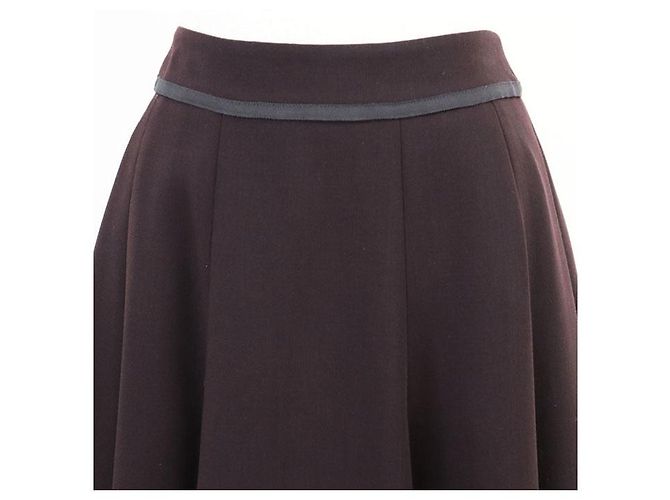 Autre Marque Falda de mezcla de lana FOXEY Casablanca Gris Gris antracita - vista 3