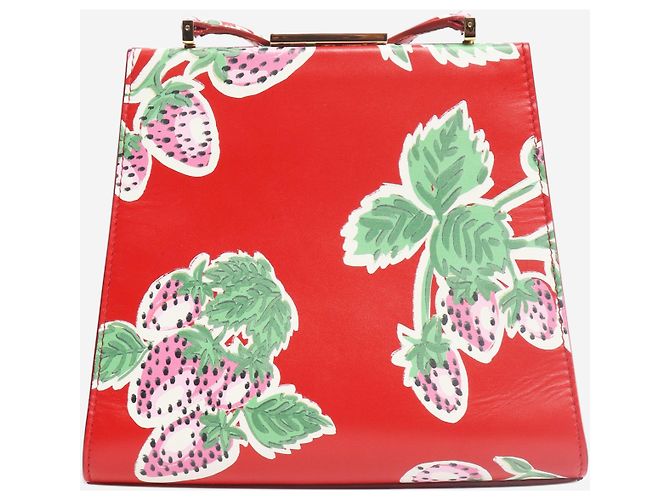 Bally Borsa a spalla con stampa di fragole Rosso - vista 2