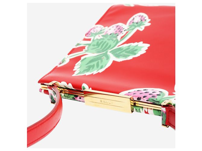 Bally Borsa a spalla con stampa di fragole Rosso - vista 3