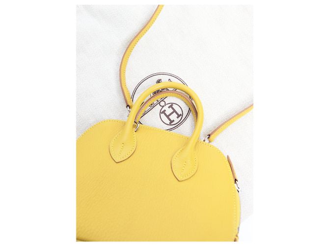 Hermès Gelbe Mini Bolide Tasche - Ansicht 8