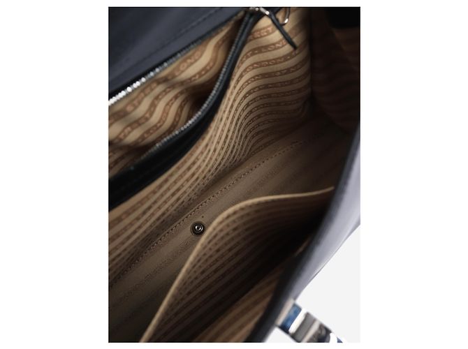 Mansur Gavriel Borsa a mano in pelle nera Nero - vista 8