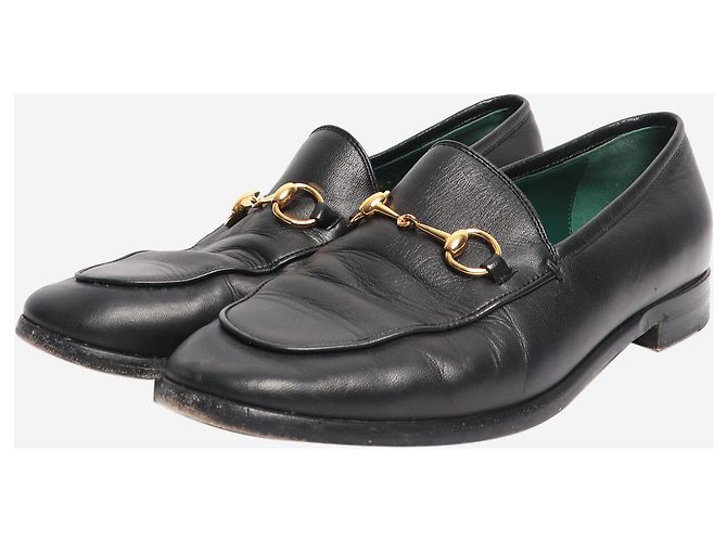Gucci Mocassini in pelle GG neri - taglia EU 37,5 Nero - vista 2