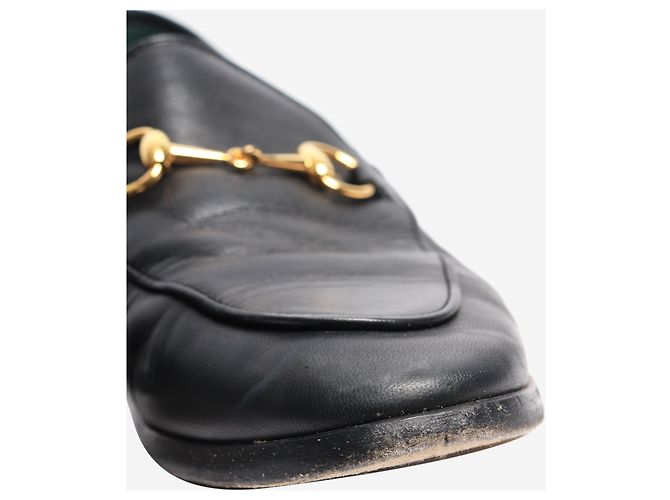 Gucci Mocassini in pelle GG neri - taglia EU 37,5 Nero - vista 6