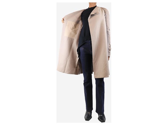 Rick Owens Giacca taupe Olmar e Mirta - taglia UK 10 Marrone - vista 4
