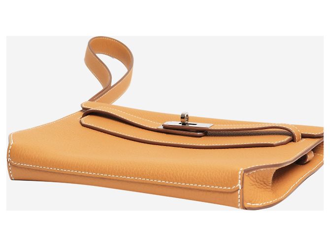 Hermès Pochette Curry Kelly depeches 25 Arancione - vista 3