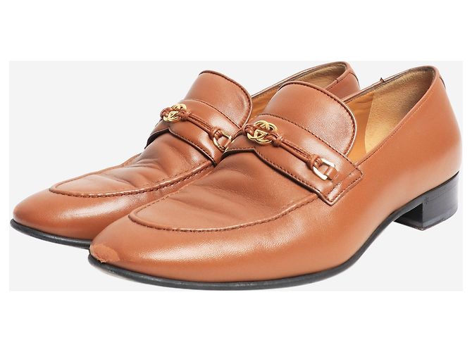 Gucci Mocassini in pelle tan - taglia EU 38 Marrone - vista 2