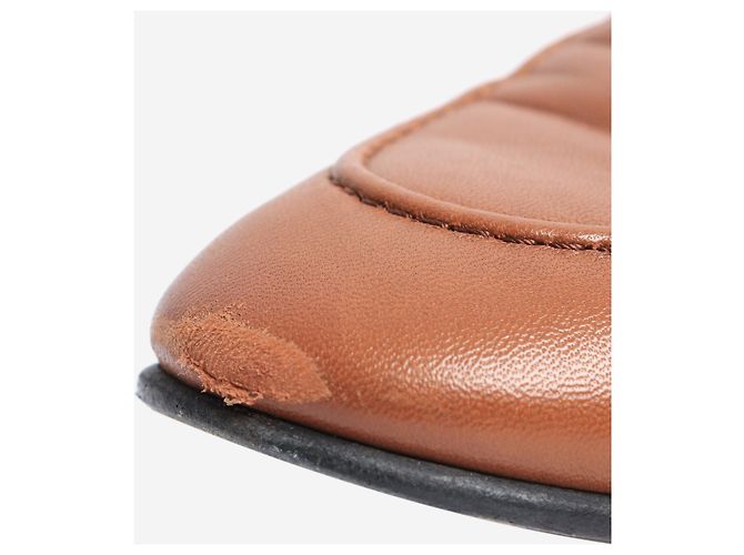 Gucci Mocassini in pelle tan - taglia EU 38 Marrone - vista 4