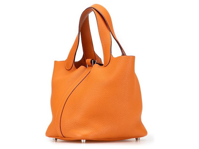 Borsa Hermès Picotin PM Arancione - vista 2