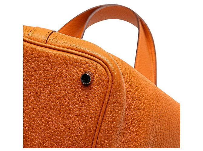 Borsa Hermès Picotin PM Arancione - vista 5