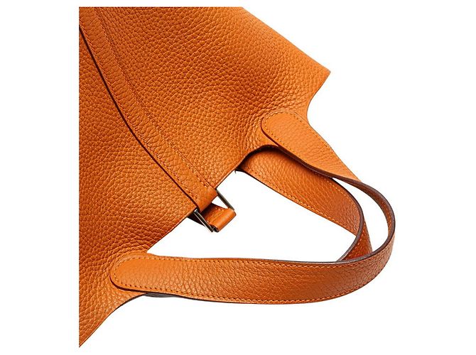 Borsa Hermès Picotin PM Arancione - vista 7