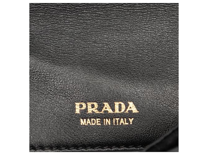 Prada Borsa a tracolla Impuntu Velluto Corsaire Nera Nero - vista 5