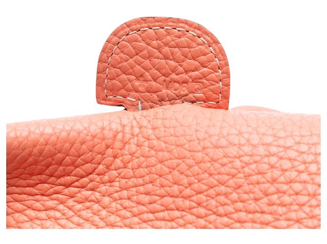 Hermès Evelyne III 29 in Pelle Clemence Rosa - vista 6