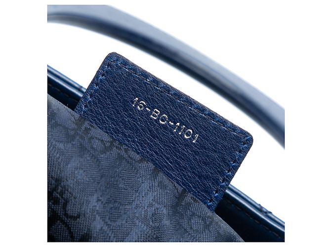 Dior Blau Große Lammleder Cannage Lady Dior - Ansicht 5