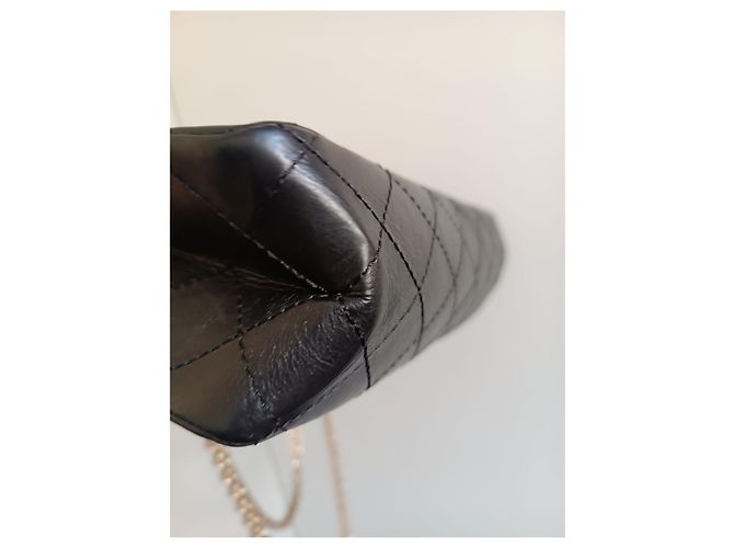 Borsa Chanel 2.55 in pelle di agnello nera con finiture oro Nero - vista 10