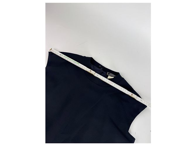 Vintage Gianni Versace Top Schwarz M - Ansicht 10